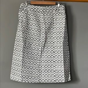 Christopher and banks, black and white skirt